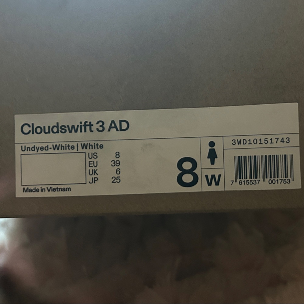 On Clouds Women's White Athletic Shoes - Picture 2 of 5
